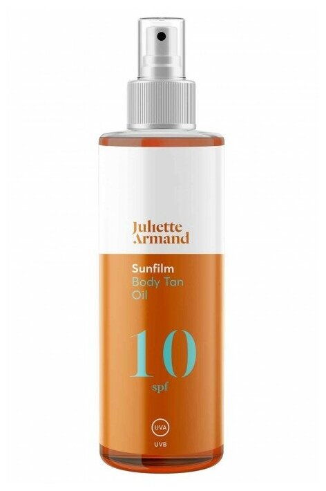 Juliette Armand Body Tan Oil SPF 10 / Масло для интенсивного загара SPF 10, 200 мл