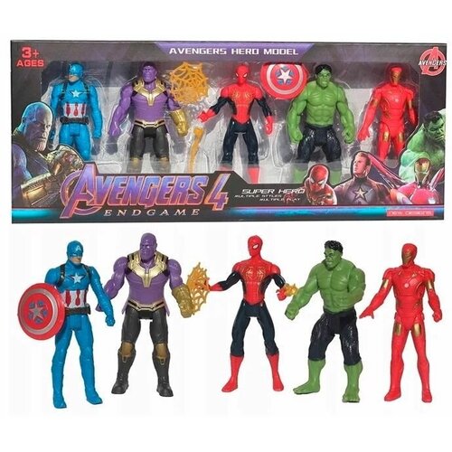 Набор фигурок Супергероев 2155/3582 набор фигурок супергероев человек паук халк тор грут енот