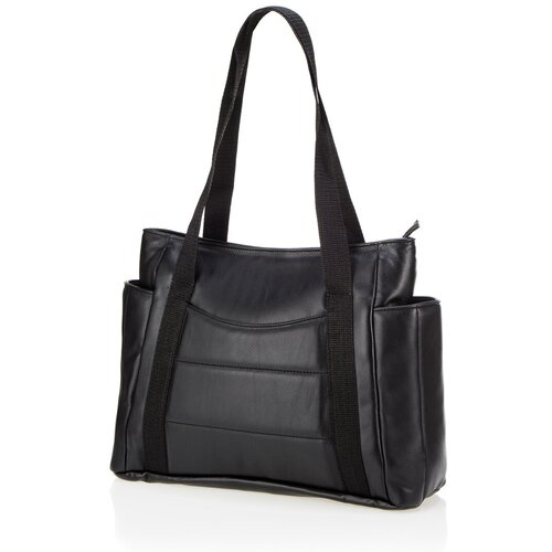 фото Сумка тоут redmond повседневная, искусственная кожа, внутренний карман, черный