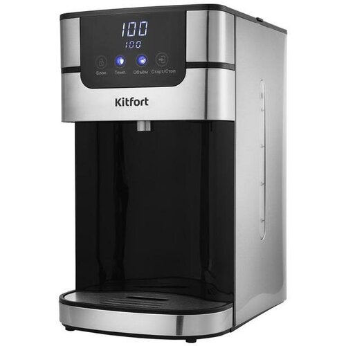 Термопот Kitfort KT-2501 2618 Вт 4 л 5 режимов серебристо-чёрный 2501500₽