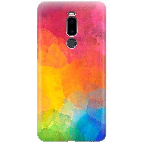 фото Re:pa накладка transparent для meizu note 8 с принтом "буйство красок"