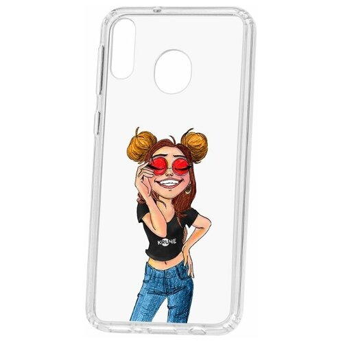 фото Чехол на самсунг м20 kruche print smiling кruче