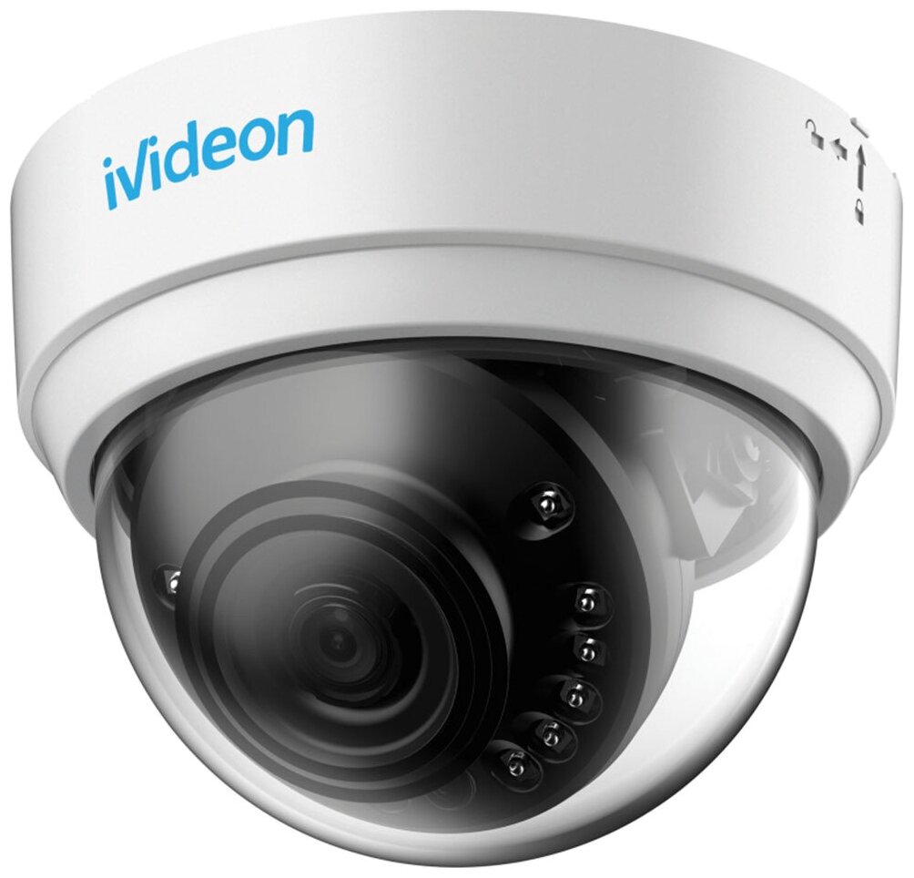 Купольная Wi-Fi камера Ivideon Dome (I880922), цвет белый