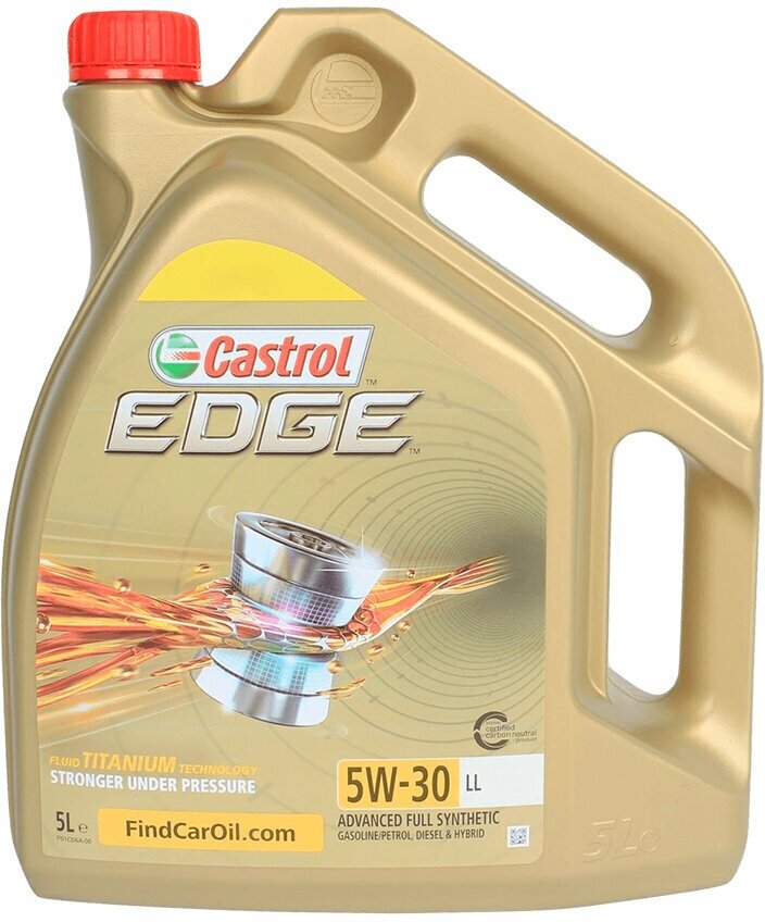 Масло моторное синтетическое Castrol Edge 5W-30 LL 5 л