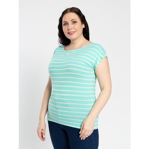 фото Футболка magic lady, размер 48, зеленый, белый