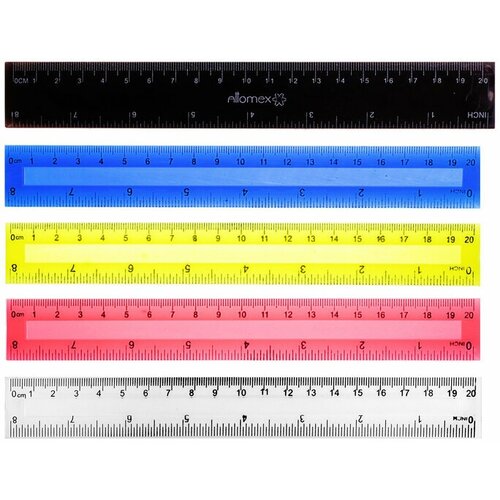 Линейка 20 см пластик 120 шт 4999₽