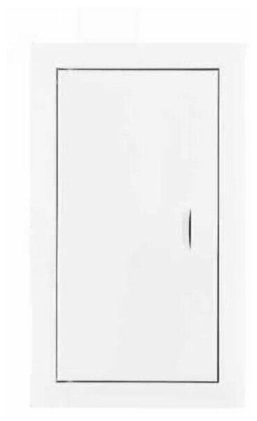 Виенто Люк-дверца ревизионный металлический 250 х 300 белый с замком - фотография № 1