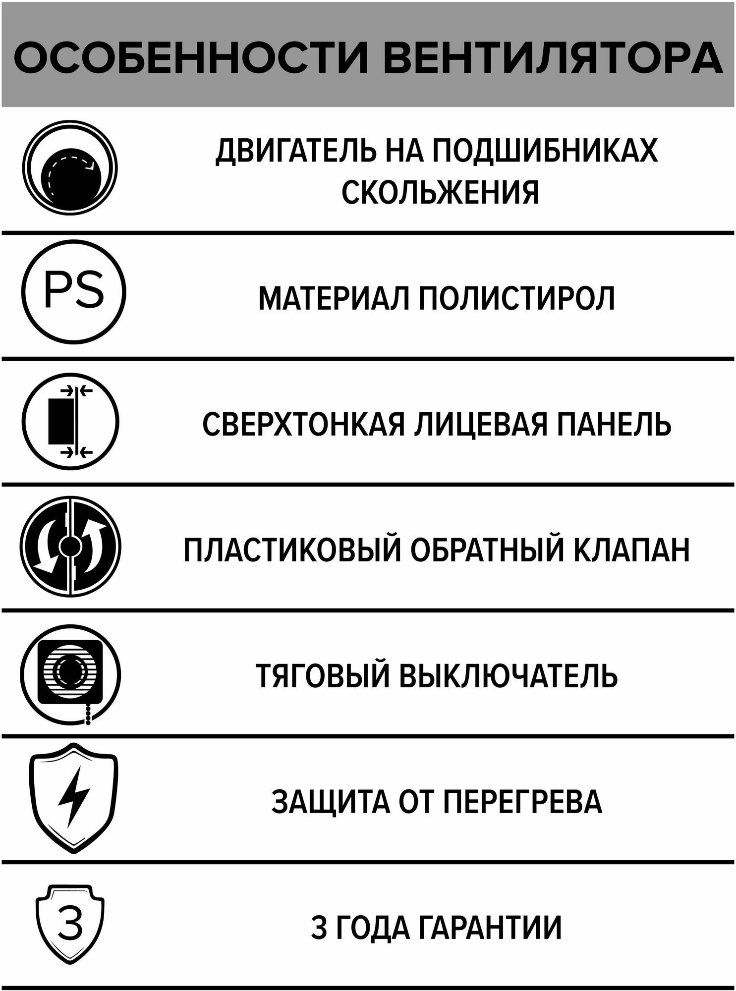 Вентилятор осевой вытяжной А 6-02 D150 тяговый выключатель - фотография № 3