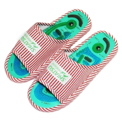 Массажер для ног BRADEX тапочки Шиацу 36-38 KZ 0327 36-37 красныйбелый 1 уп 784₽