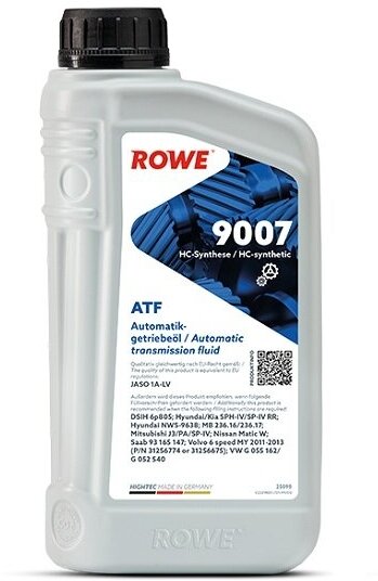 Трансмиссионное масло ROWE HIGHTEC ATF 9007 1 л.