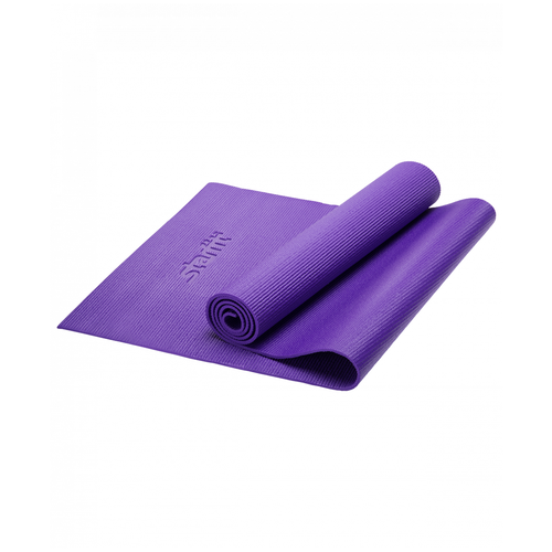 фото Коврик для йоги starfit fm-101 pvc 173x61x0,6 см (фиолетовый)(фиолетовый)