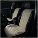 Накидки для Honda N-WGN II (2019-2023) на передние сиденья RS, Алькантара, Черный / Строчка красная