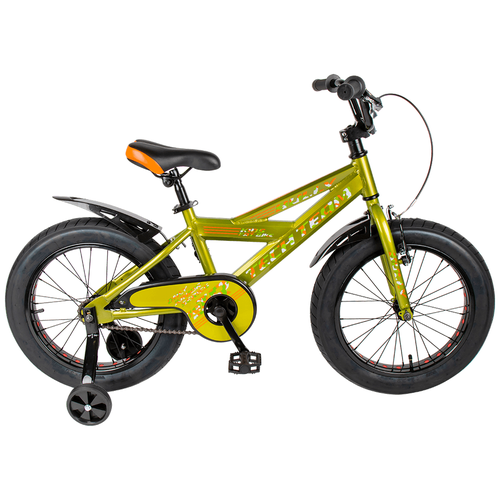 Велосипед детский TechTeam Bully 16 Fat Bike, зеленый