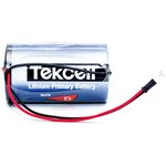 Батарейка Tekcell для счетчиков газа Газдевайс агат М G16, G25 - изображение