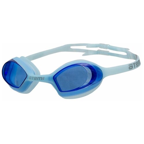 очки для плавания atemi силикон с берушами голубой n8601 Очки для плавания силикон (синие) ATEMI N8203