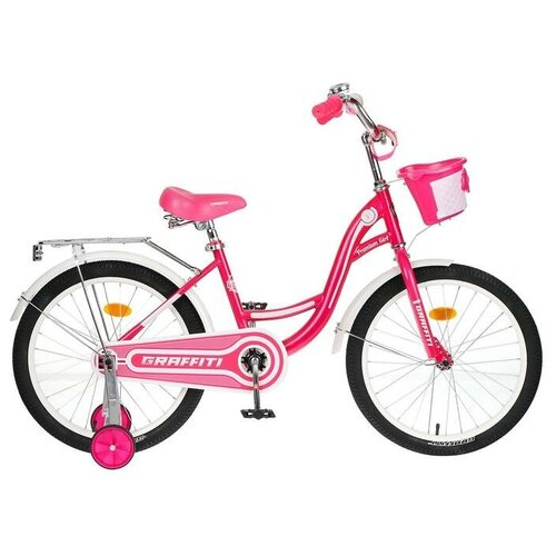 фото Велосипед 20" graffiti premium girl, цвет розовый/белый graffiti 4510769 .