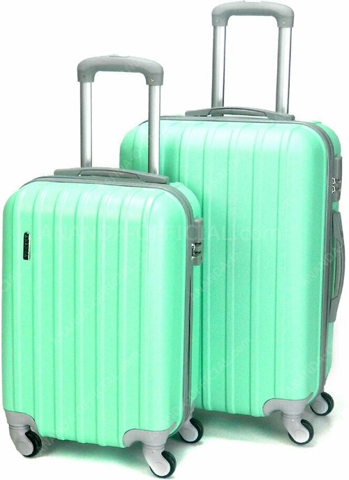 Комплект чемоданов Feybaul, бирюзовый