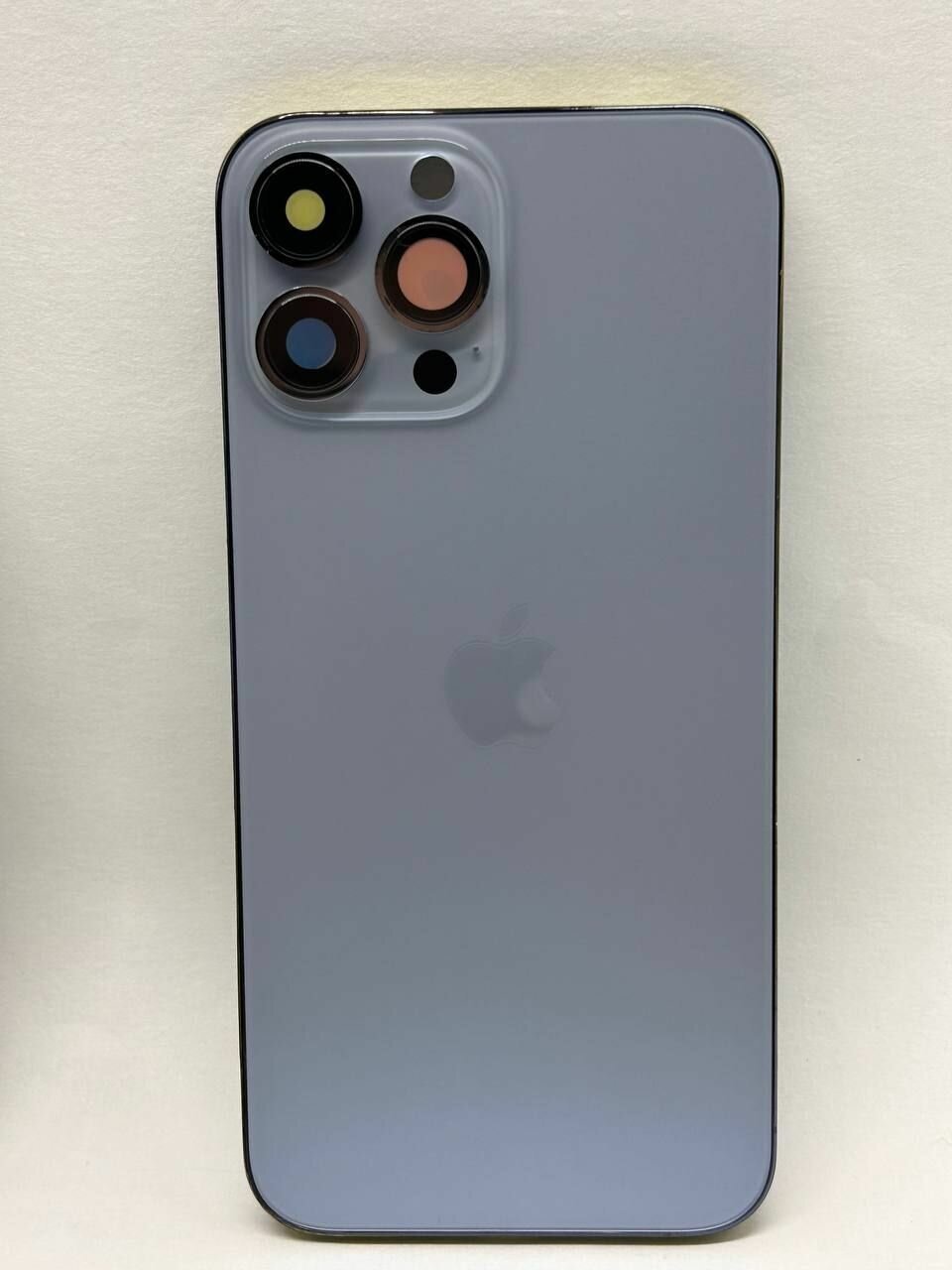 Корпус для Apple iPhone 13 PRO MAX (голубой)+проклейка