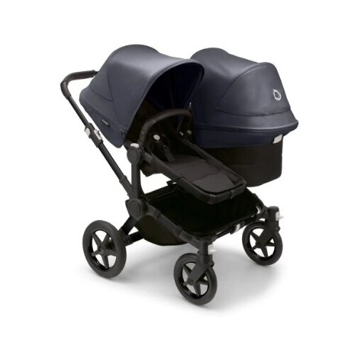 Детская коляска 2 в 1 Bugaboo Donkey5 Duo Black/Midnight Black/Stormy Blue детская коляска 2 в 1 bugaboo fox3 black midnight black stormy blue