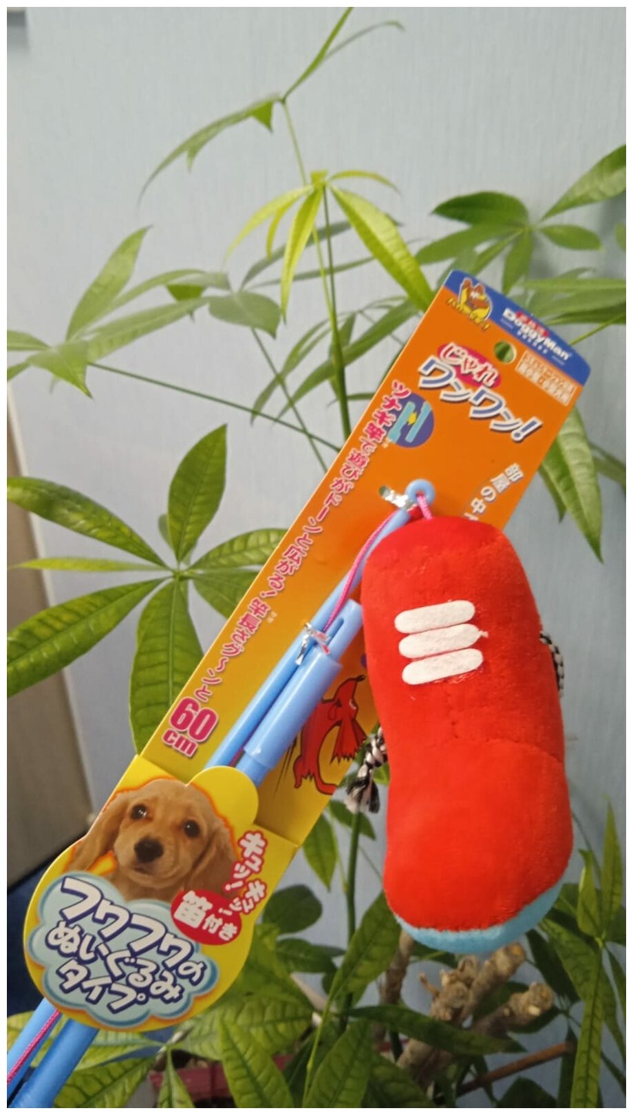 Игрушка для собак/щенков Japan Premium Pet Ботинок на удочке - фотография № 1