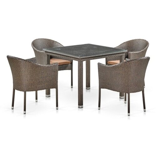 Комплект мебели T257A/Y350A-W53 4PCS Brown