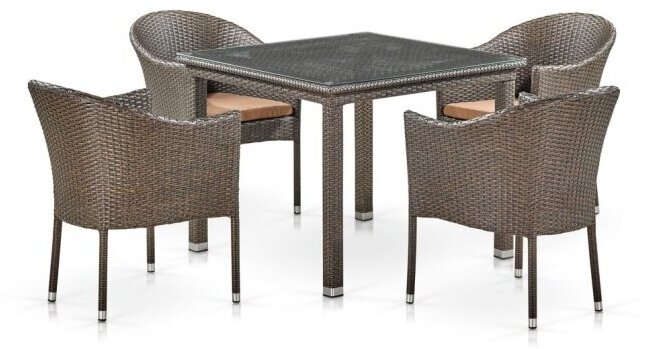 Комплект мебели T257A/Y350A-W53 4PCS Brown