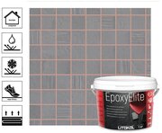 Затирка эпоксидная EpoxyElite для укладки и затирки мозаики и керамической плитки 1 кг, карамель