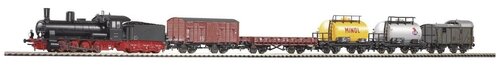 PIKO Стартовый набор Грузовой поезд, серия Hobby, 57123, H0 (1:87), 5 вагонов, разноцветный