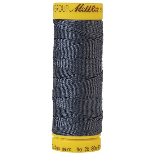 Нить хлопок отделочная SILK-FINISH COTTON 28, 80 м 100% хлопок 0311 Blue Shadow ( 9128-0311 )