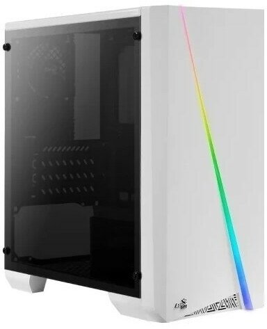 Корпус mATX AeroCool Cylon Mini White (USB3.0, Audio, RGB Led, WN, белый)