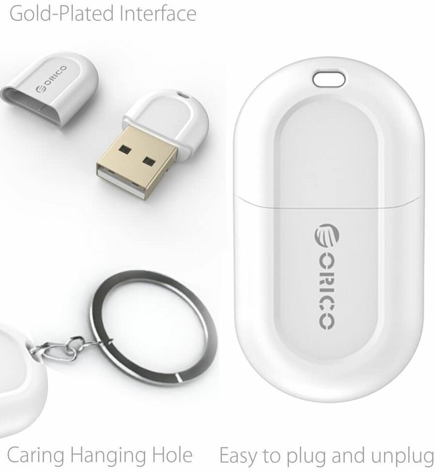 ORICO Адаптер USB Bluetooth (черный) - фото №5