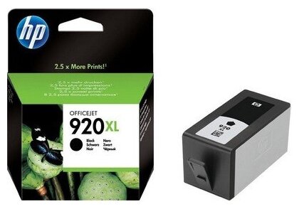 Картридж HP CD975AE № 920XL black для HP OfficeJet 6000, 6500, 7000 (ресурс 1200 страниц)