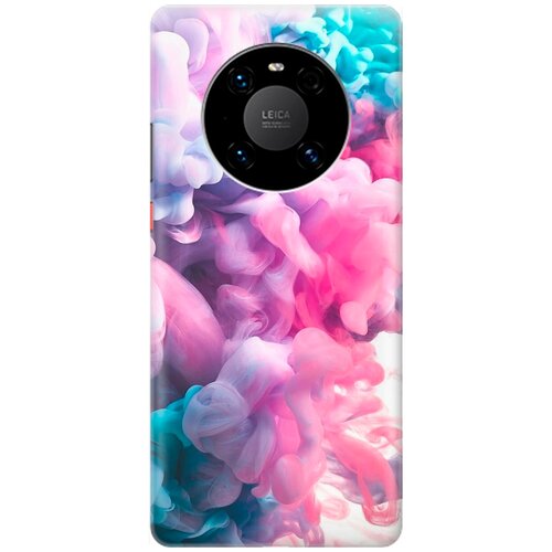RE: PA Накладка Transparent для Huawei Mate 40 Pro с принтом Розово-голубой дым re pa накладка transparent для huawei y7 2019 с принтом розово голубой дым