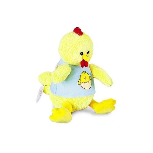 мягкая игрушка bebelot щенок бигль 17 см bho0805 251 Игрушка мягкая Bebelot Петушок в футболке, (17 см, желтый) (BHO1703-377)
