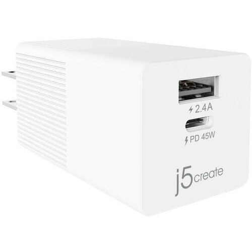 Зарядное устройство j5create JUP2445 USB USB-C 3 А белый