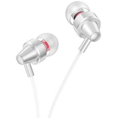 Наушники внутриканальные HOCO M90 Delight Jack 35мм 12 м цвет серебряный 35200₽
