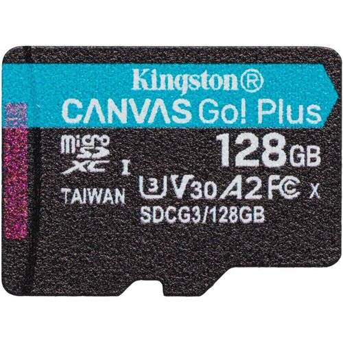 Флеш карта microSDXC 128Gb Class10 Kingston SDCG3128GBSP Canvas Go Plus wo adapter флеш карта sdxc 128gb class10 kingston sdg3 128gb canvas go plus w o adapter