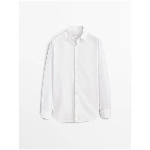 Рубашка мужская Massimo Dutti размер 38 белого цвета