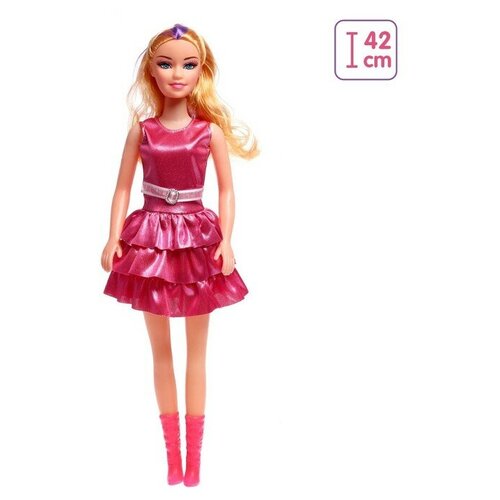 Кукла «Наташа» в платье, высота 41 см, микс пк кидс тойз дв кукла ростовая арина в платье высота 41 см с аксессуарами микс
