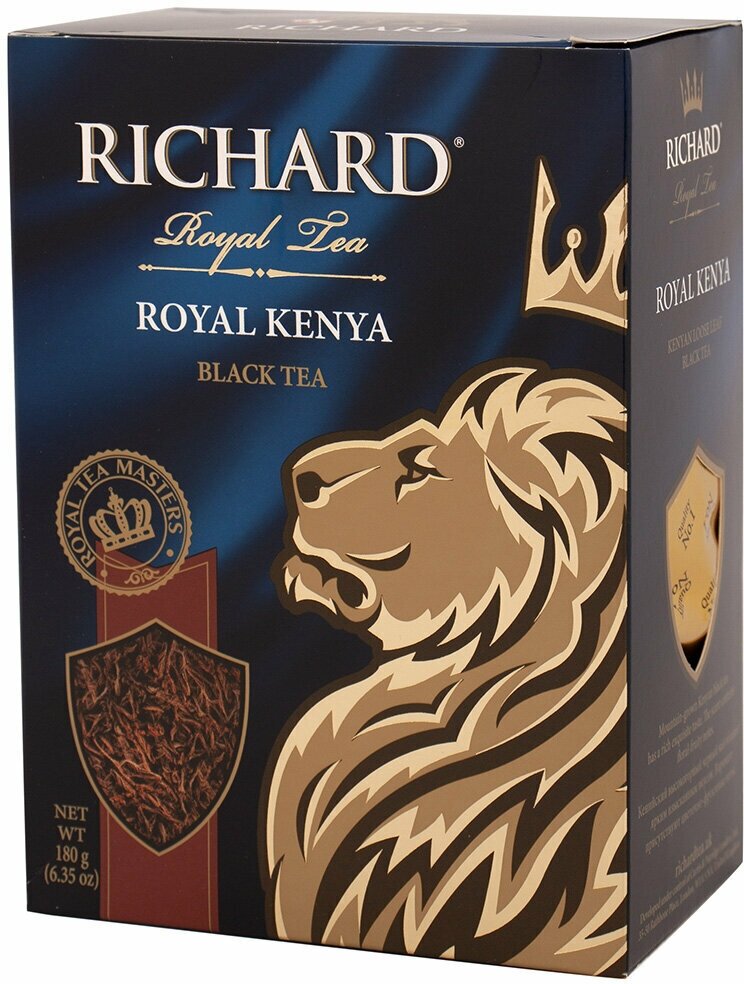 Чай Richard Royal Kenya черный 180г Май - фото №11