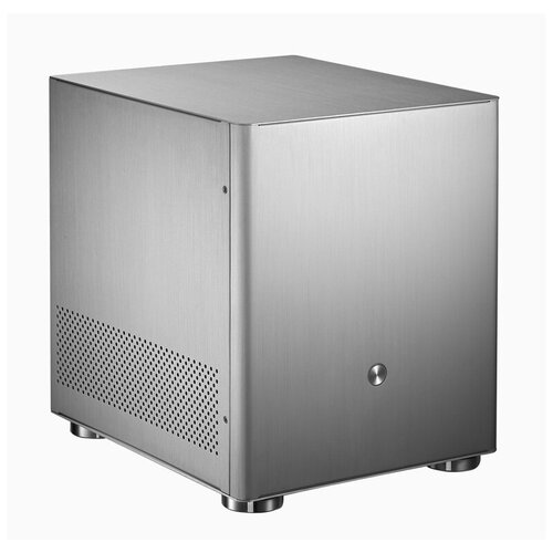 Корпус JONSBO V4 Silver без БП, mini-ITX, micro-ATX, серебристый корпус jonsbo umx1w silver без бп mini itx