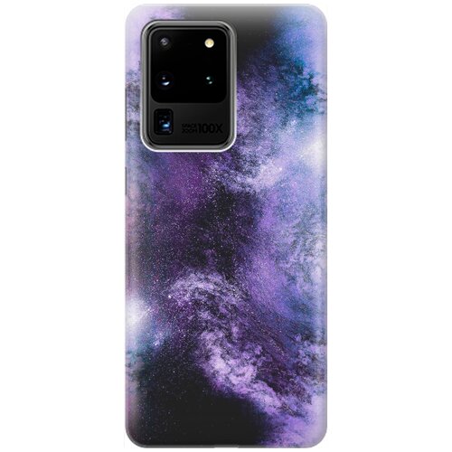 RE: PA Накладка Transparent для Samsung Galaxy S20 Ultra с принтом Космическое свечение re pa накладка transparent для samsung galaxy a7 2018 с принтом космическое свечение