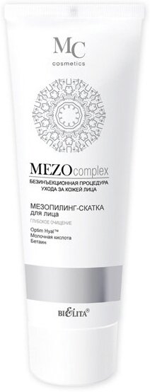 BIELITA MEZOcomplex Пилинг-скатка для лица Глубокое очищение 100 мл