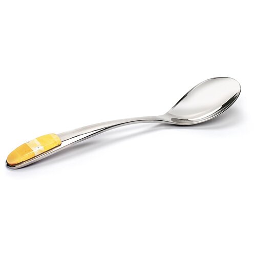 Ложка столовая нержавеющая сталь янтарь