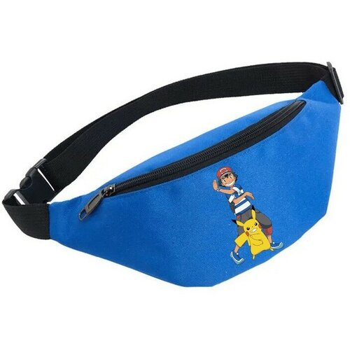 фото Сумка поясная noname, голубой