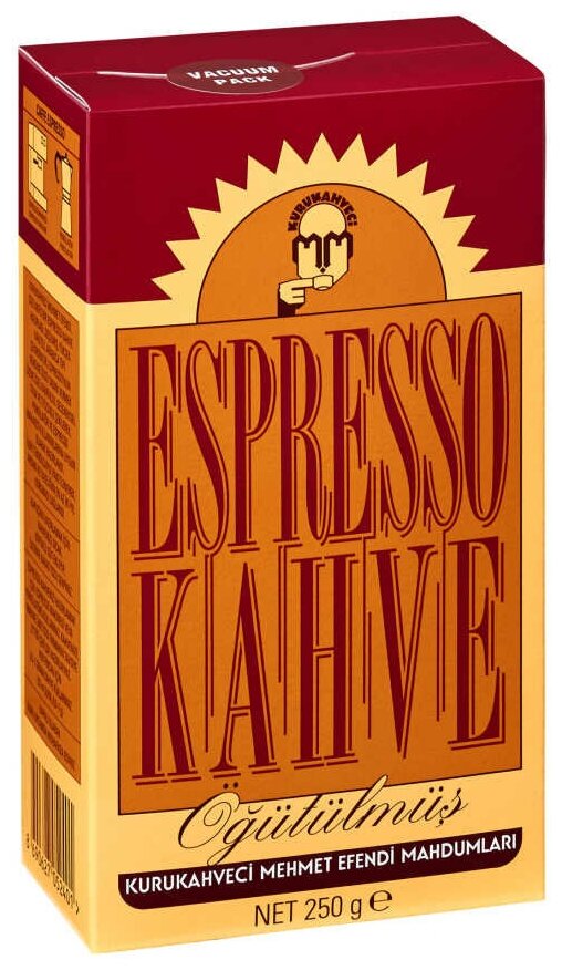 Кофе молотый Mehmet Efendi Espresso, в/у, 250г - фотография № 2