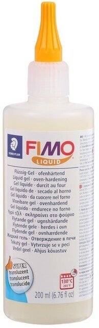 FIMO Гель декоративный запекаемый, 200 мл, FIMO Liquid, прозрачный