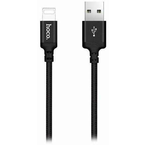 Кабель USB Apple iPhone Lightning Hoco X14 (2 метр) <черный>