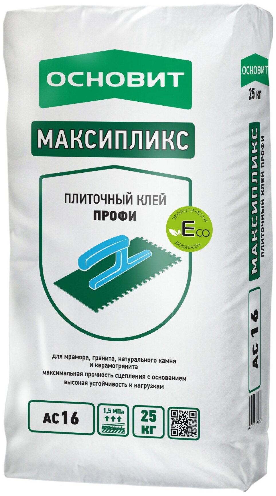 фото Клей для плитки и камня Основит Максипликс АС16