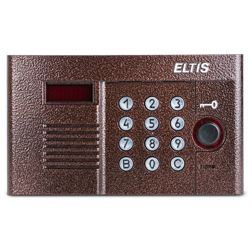 Вызывная (звонковая) панель на дверь ELTIS DP400-RD16 медь медь